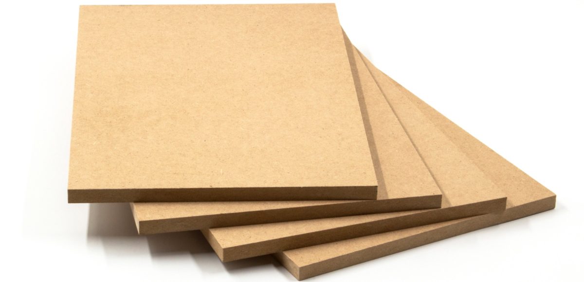 Raw MDF is a material that is created by mixing wood fibers and "resin" and then pressing the mixture at a high temperature.